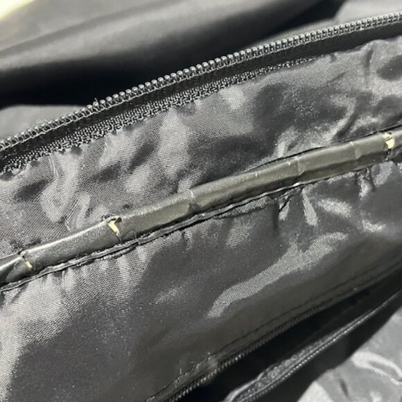 Black RMN Nylon Travel Messenger Laptop Notebook Tote Case Bag - Picture 16 of 16